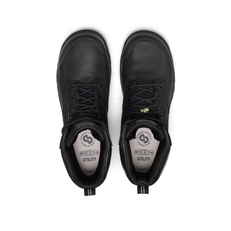 Men’s CSA Evanston+ 8″ Waterproof Boot (Carbon Toe)  |  Black/Black