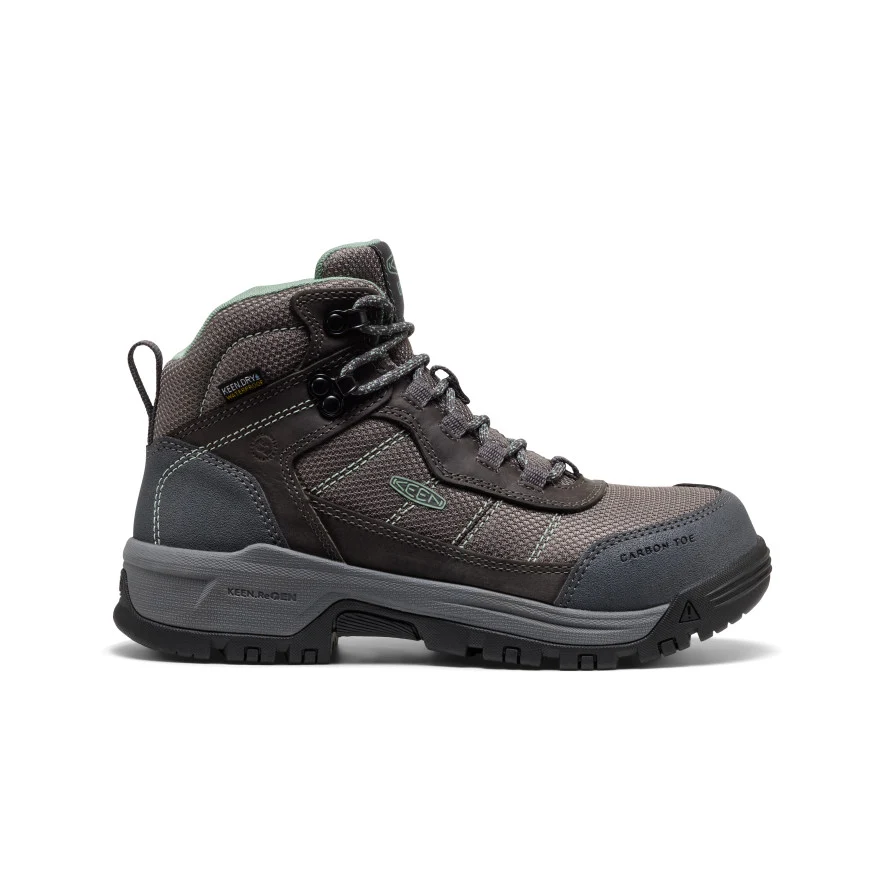 Women’s Skokie Waterproof Work Boot (Carbon Toe)  |  Magnet/Black
