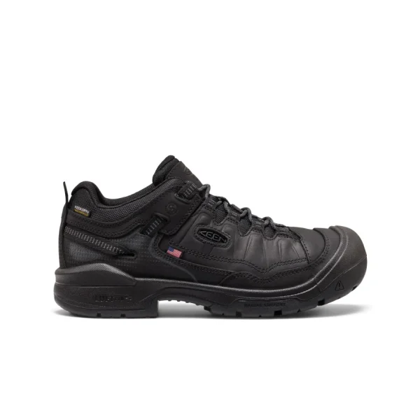 Men’s Targhee IV Waterproof Work Shoe (Soft Toe)  |  Black/Black