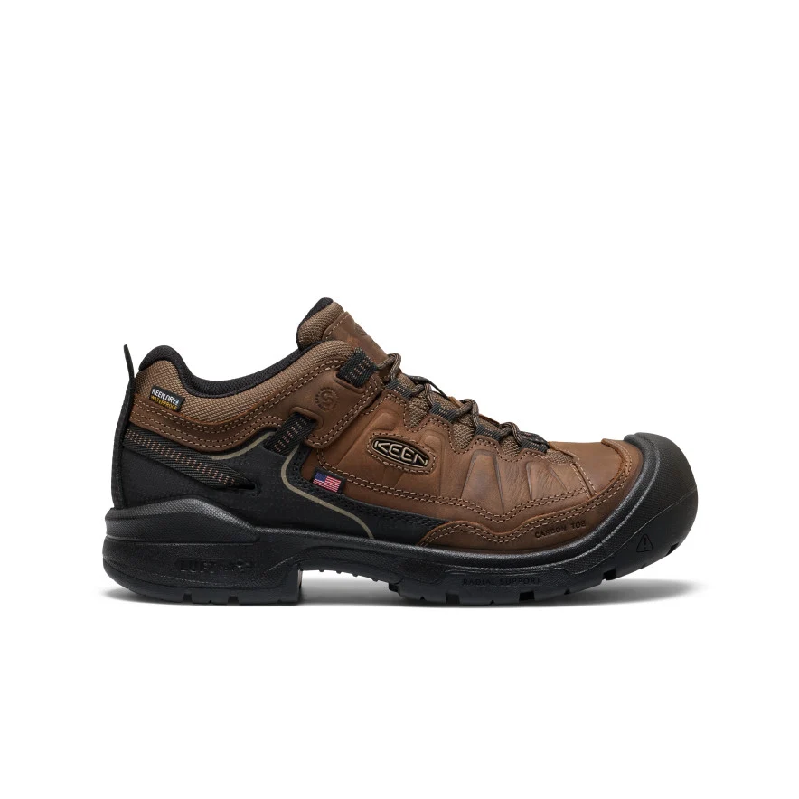 Men’s Targhee IV Waterproof Work Shoe (Carbon Toe)  |  Dark Earth/Black