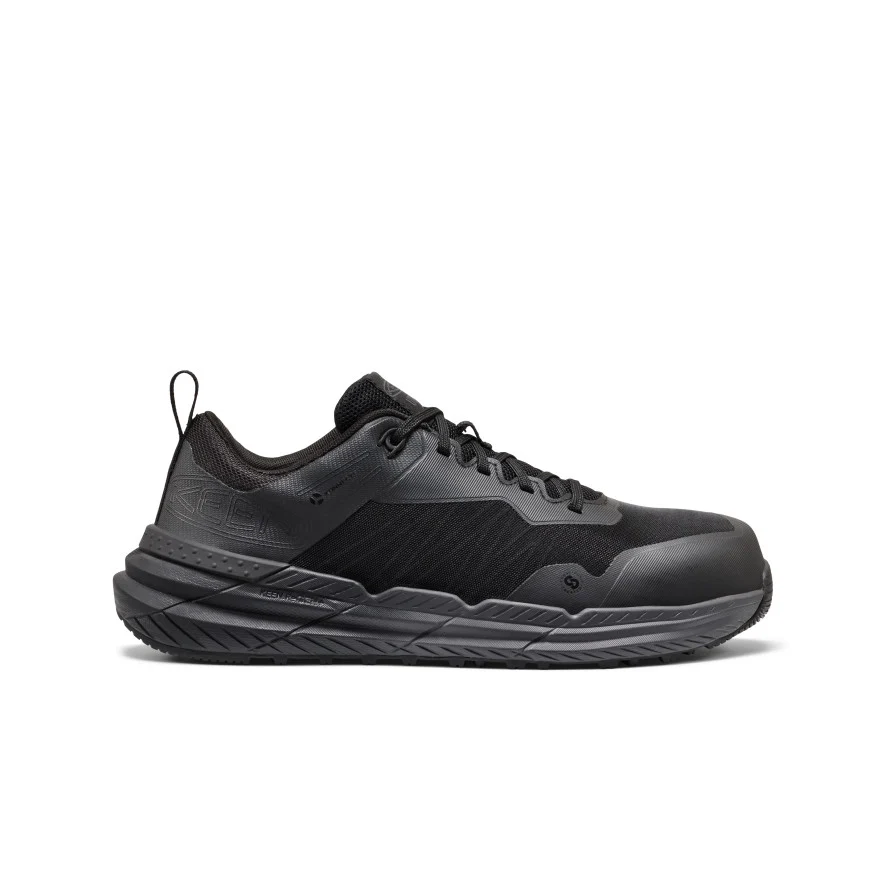 Men’s Speedworks ESD Work Sneaker (Carbon Toe)  |  Black/Black