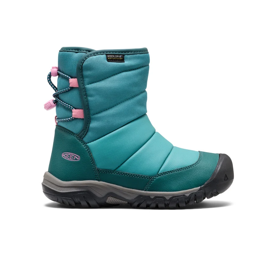 Big Kids’ Puffrider Waterproof Winter Boot  |  Brittany Blue/Cashmere Rose