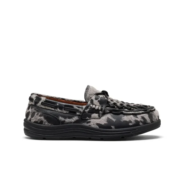 Women’s UNEEK Loafer  |  Nocturnal Cow Black