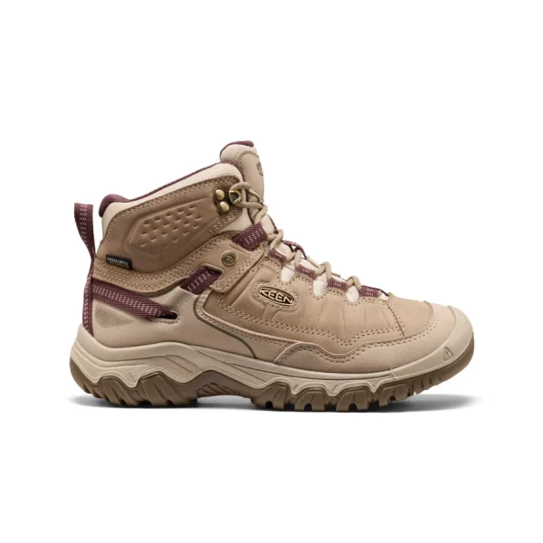 Women’s Targhee IV Wide Waterproof Hiking Boot  |  Plaza Taupe/Huckleberry