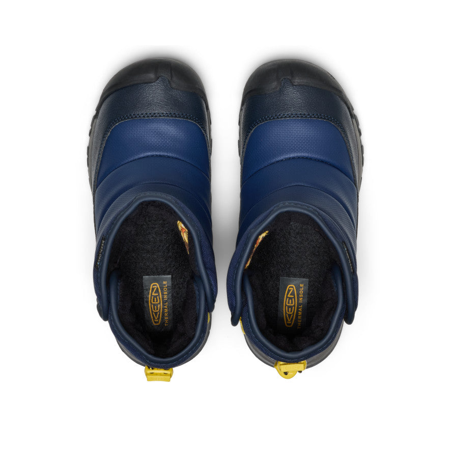 Big Kids’ Puffrider Waterproof Winter Boot  |  Naval Academy/Mango Mint