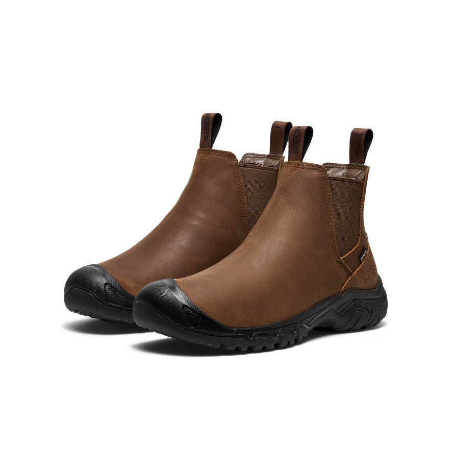 Men’s Anchorage IV Waterproof Boot Wide  |  Dark Earth/Black