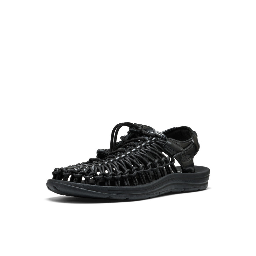 All Gender UNEEK Leather Sneaker  |  Perseid Black