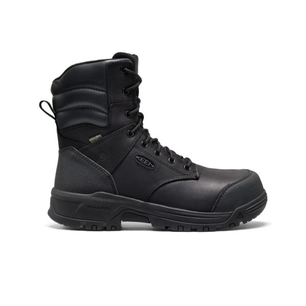 Men’s CSA Evanston+ 8″ Waterproof Boot (Carbon Toe)  |  Black/Black