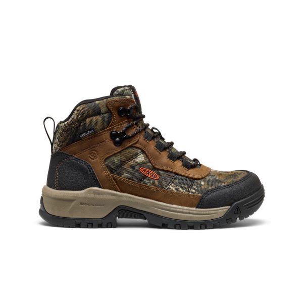 Women’s Skokie Waterproof Work Boot (Soft Toe)  |  Camo/Black