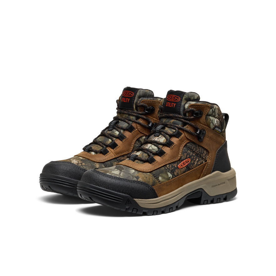 Women’s Skokie Waterproof Work Boot (Soft Toe)  |  Camo/Black