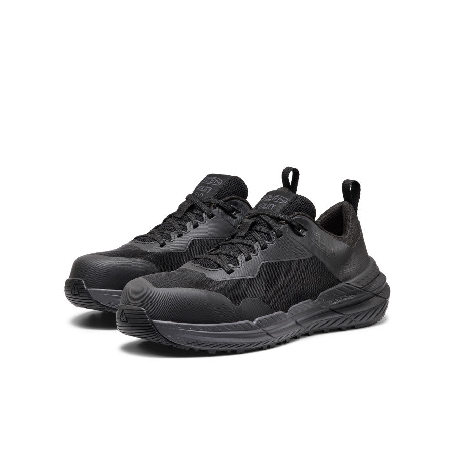 Women’s Speedworks ESD Work Sneaker (Carbon Toe)  |  Black/Black