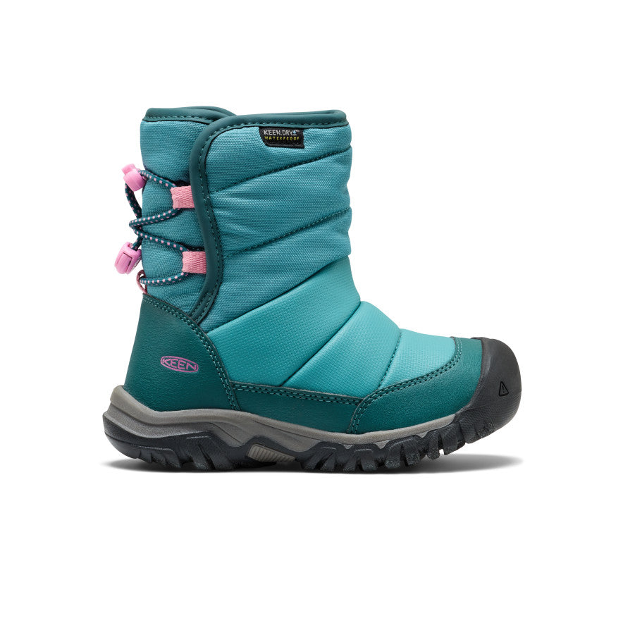 Little Kids' Puffrider Waterproof Winter Boot | Brittany Blue/Cashmere Rose