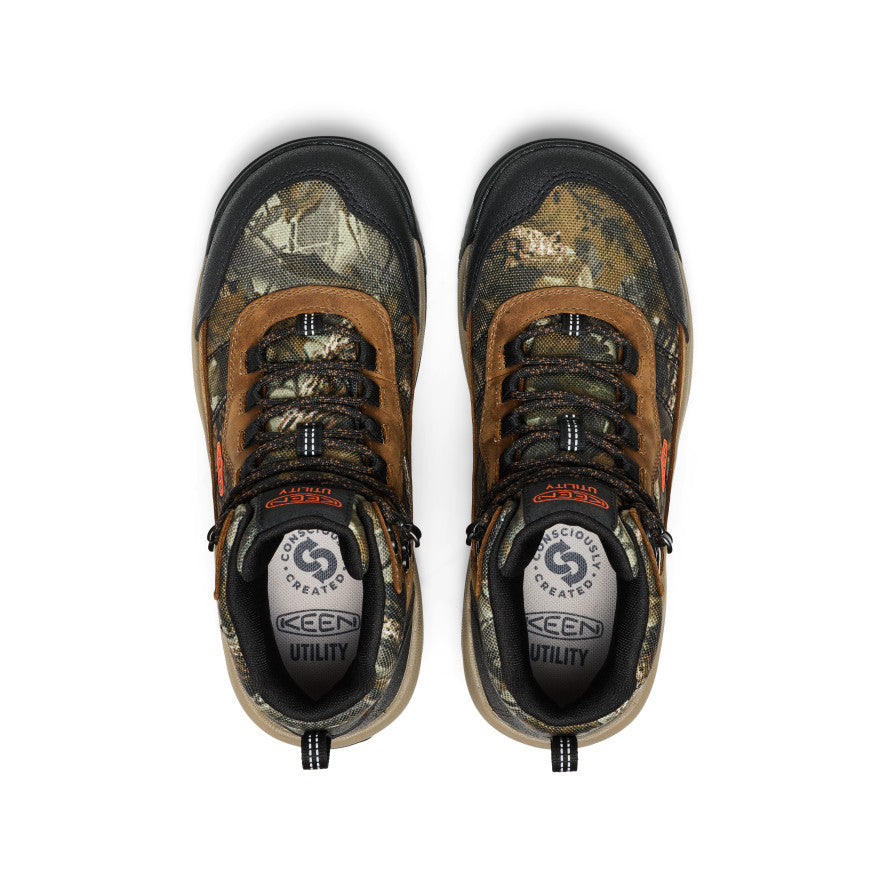 Women’s Skokie Waterproof Work Boot (Soft Toe)  |  Camo/Black